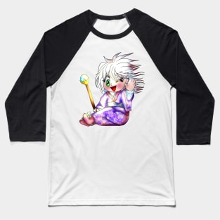 pretty in purple chibi elf magician Baseball T-Shirt